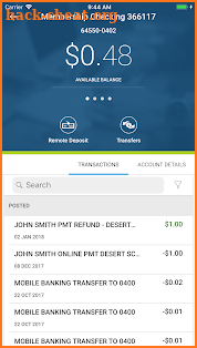 Desert Financial Mobile screenshot
