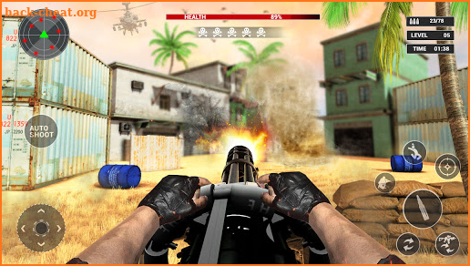 Desert Gunner Strike 2021- Machine Gun War Games screenshot