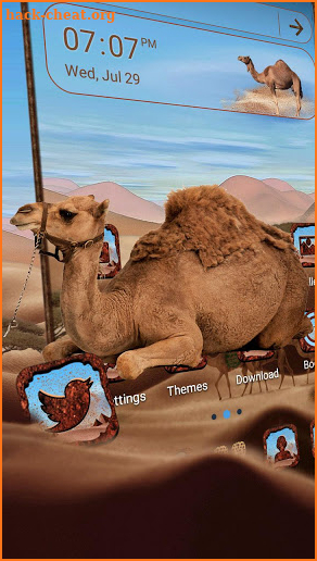 Desert Launcher Theme screenshot