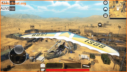 Desert survival shooting game screenshot