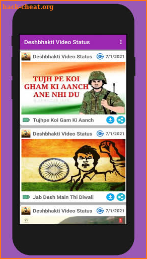 Desh Bhakti Video Status screenshot
