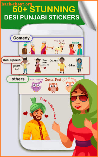 Desi WAStickerApps & Punjabi Stickers for Chat screenshot