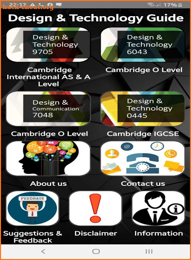 Design  & Technology Guide screenshot