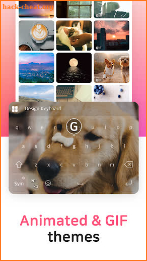 Design Keyboard - Gif, Theme, Emoji, Font screenshot