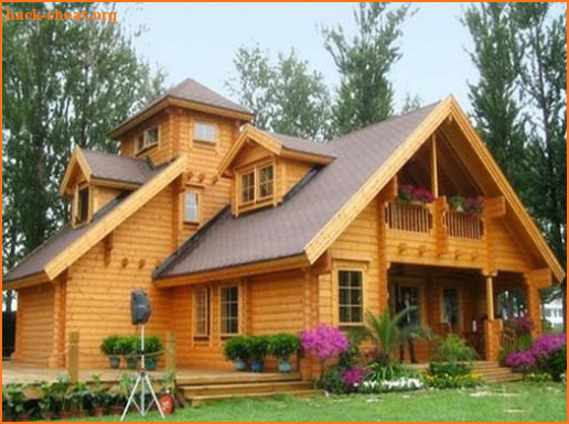 Design Of Wooden House screenshot