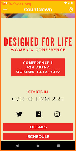 Designed for Life Conference screenshot