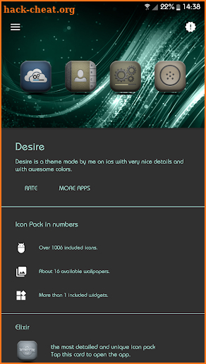 Desire screenshot