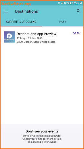 Destinations Inc. screenshot
