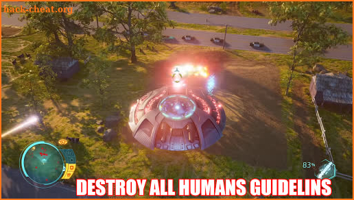 Destroy All Humans Game Guidelines screenshot