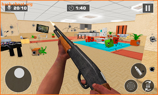 Destroy Office Anti Stress Offline Shooting Games screenshot