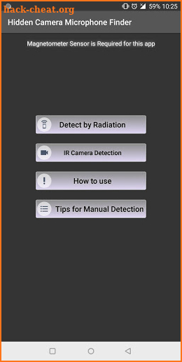 Detect Hidden Cameras and Microphones- Detect Bugs screenshot