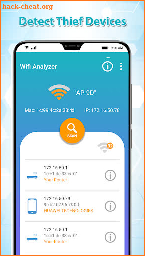 Detect WiFi Users - Wi-Fi Spy and Analyzer screenshot