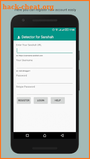 Detector for Sarahah screenshot
