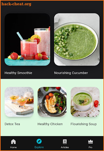 Detox Recipes App screenshot