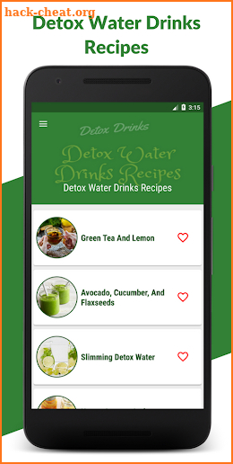 Detox Water Drinks Recipes: Detox Water Recipes screenshot