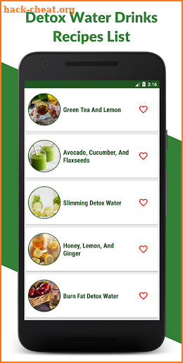 Detox Water Drinks Recipes: Detox Water Recipes screenshot