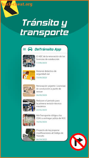 DeTránsito App screenshot