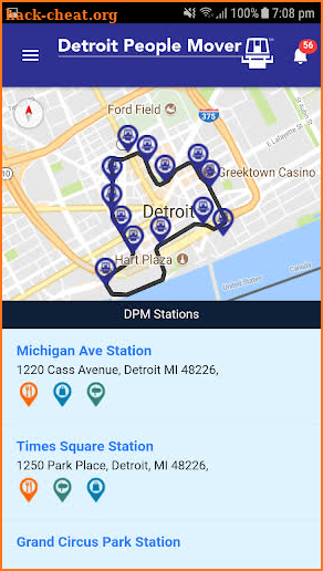 Detroit People Mover screenshot