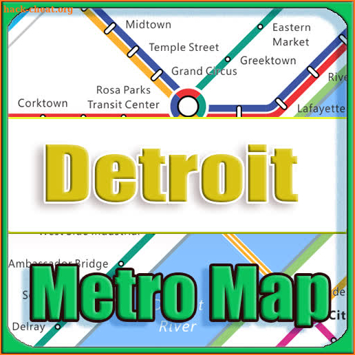 Detroit USA Metro Map Offline screenshot