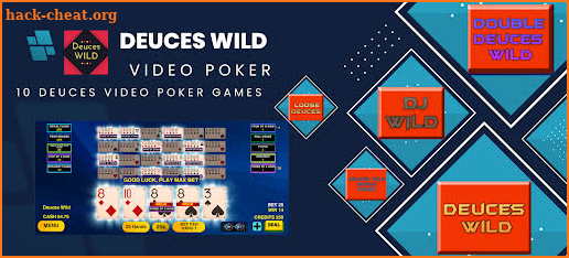 Deuces Wild Multi Video Poker screenshot
