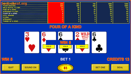 Deuces Wild Poker - Casino screenshot