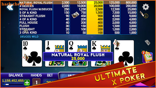 Deuces Wild: Video Poker Ultra screenshot