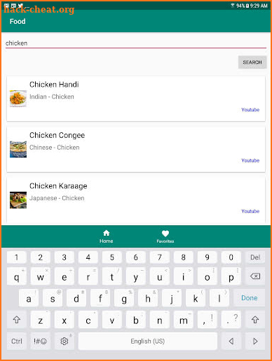 Develop Dot Meals screenshot