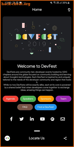 DevFest App screenshot