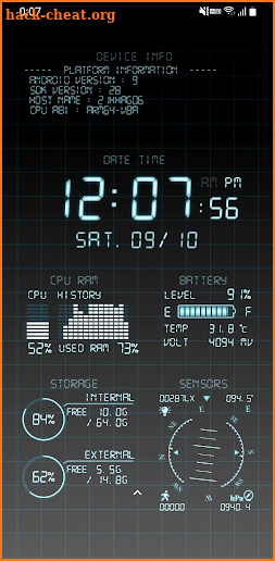 Device Info R Live Wallpaper screenshot