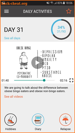 deVicer: A 90-Day Eating Disorder Therapy screenshot