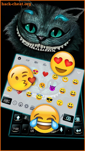 Devil Cat Smile Keyboard screenshot