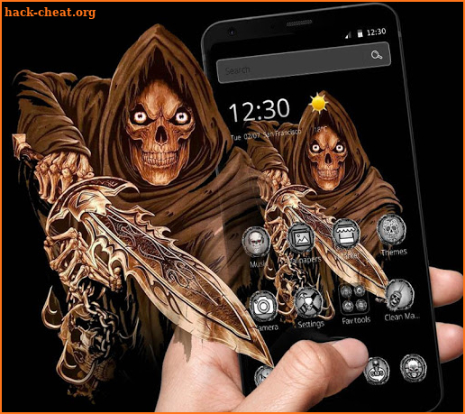 Devil Death Skull Theme screenshot