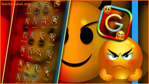 Devil Emoji Launcher Theme screenshot