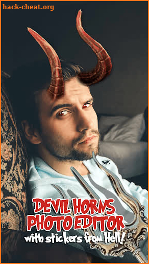 Devil Horns Photo Editor screenshot