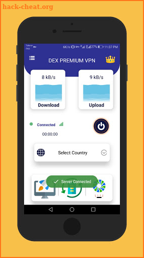 DEX VPN - Free, Fast & Secure Unlimited Proxy screenshot