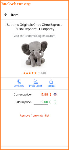 Dexter - Amazon Price Alert screenshot