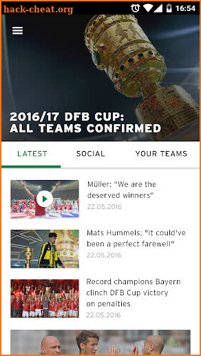 DFB-Cup screenshot