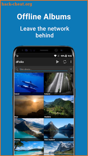 dFolio - Dropbox Photo Gallery and Uploader screenshot