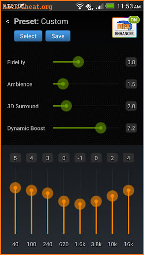 DFX Music Player Enhancer Pro screenshot