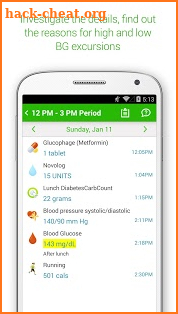 Diabetes & Diet Tracker screenshot