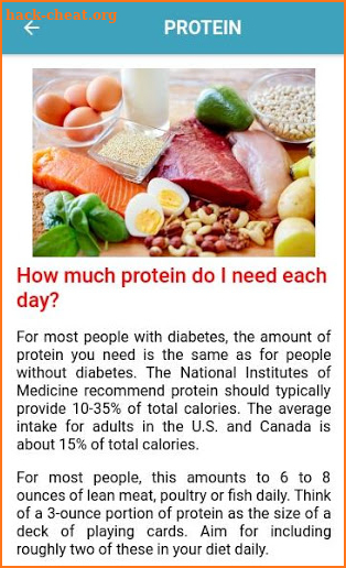Diabetes Nutrition screenshot
