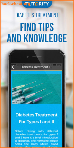 DIABETES TREATMENT App screenshot