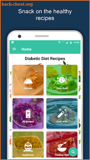 Diabetic Diet Recipes : Control Diabetes & Sugar screenshot