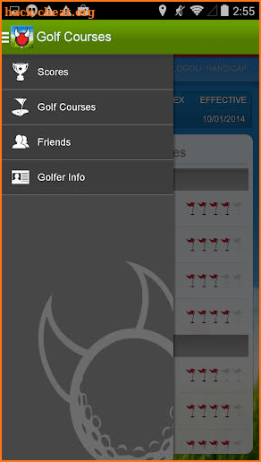 Diablo Golf Handicap Tracker screenshot