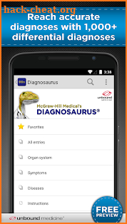 Diagnosaurus DDx screenshot