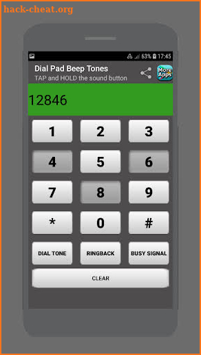Dial Pad Beep Tones screenshot