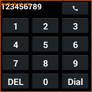 Dialer for Android Wear screenshot