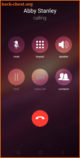Dialer IOS13 style screenshot