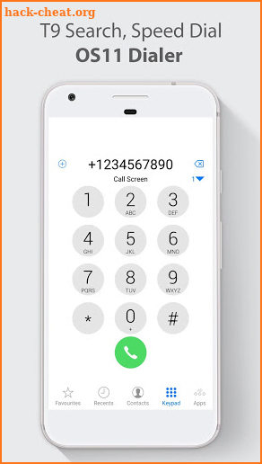 Dialer Theme OS 11 Phone 8 & Phone X screenshot