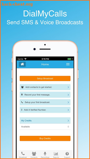 DialMyCalls SMS & Voice Broadcasting screenshot